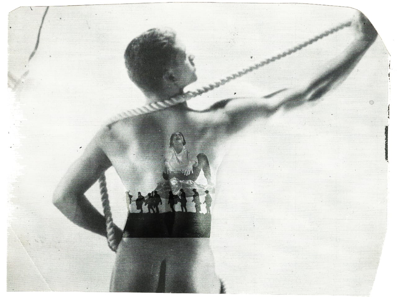 Chelsea Rae Klein, "Disgrace" (2014), archival collage print (all images courtesy the artist)