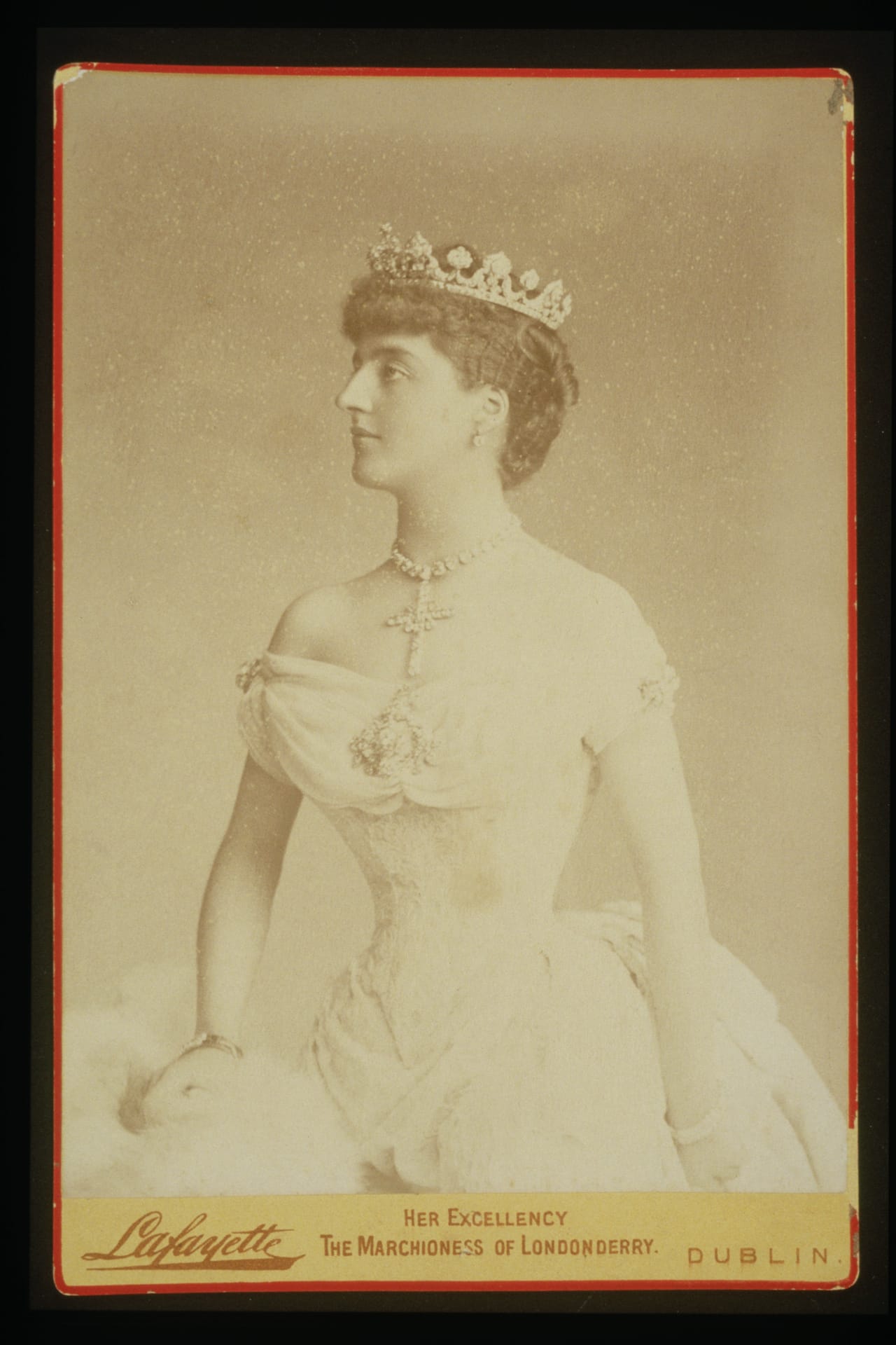 "Her Excellency the Marchioness of Londonderry," an Albumen print by a Lafayette photographer (circa London 1910) (Photo by Petegorsky/Gipe) 