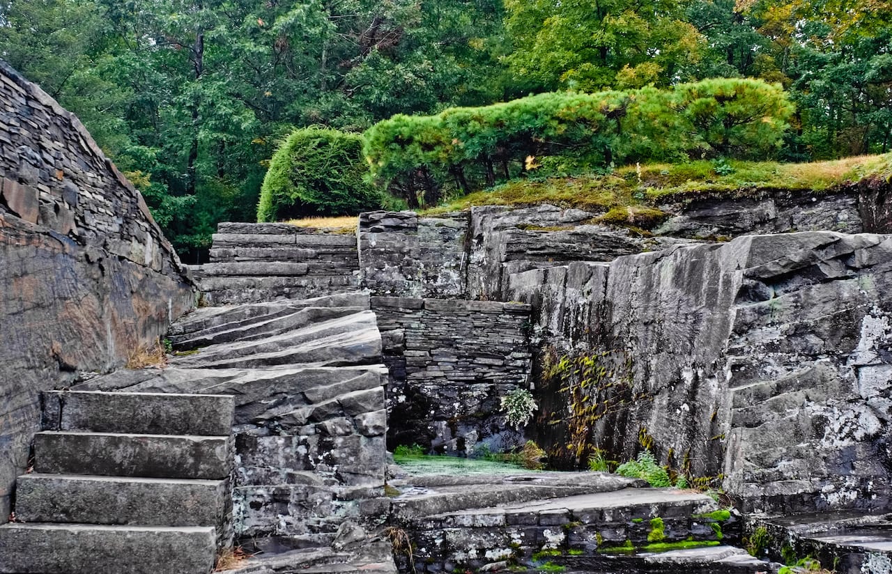 Opus 40 Saugerties, NY Photograph © Thomas H. Hahn, 2014, courtesy The Cultural Landscape Foundation.