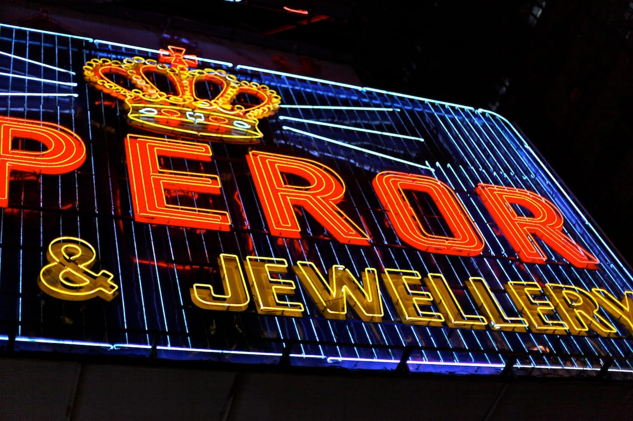 Emperor sign detail (photograph by torbakhopper, via Flickr)