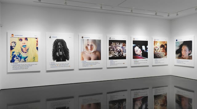 Installation view, “Richard Prince: New Portraits” (2014), Gagosian Gallery, New York (© Richard Prince. Courtesy Gagosian Gallery. Photography by Robert McKeever)