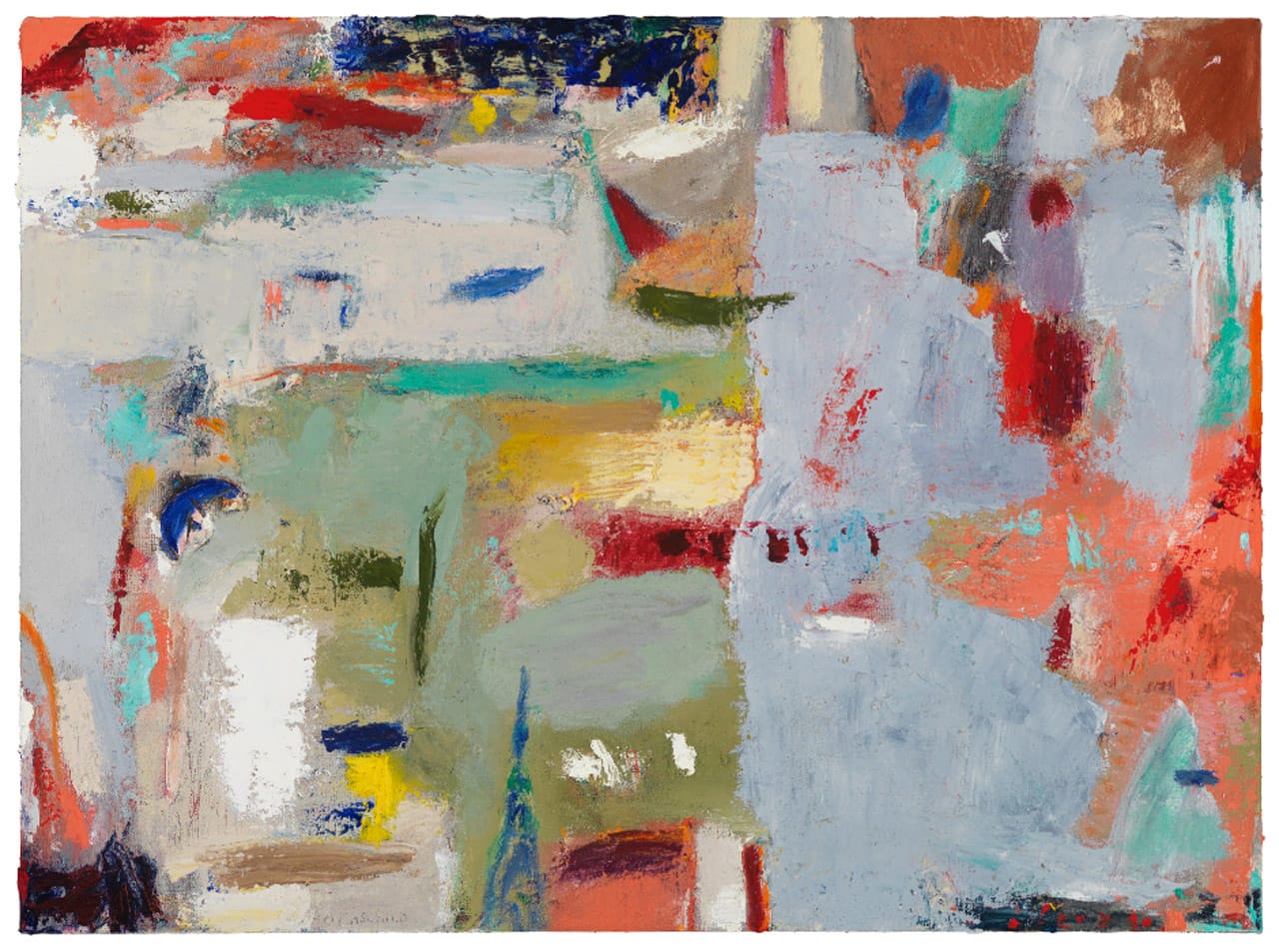 Jo Ann Rothschild, “4-15-2013” (2013), oil on linen, 25 x 34 in (click to enlarge)