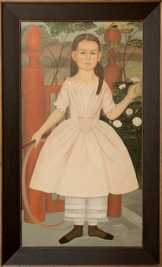 Samuel Miller, Portrait of Cynthia Mary Osborn, ca. 1840, oil on canvas. The collection of Jonathan and Karin Fielding.