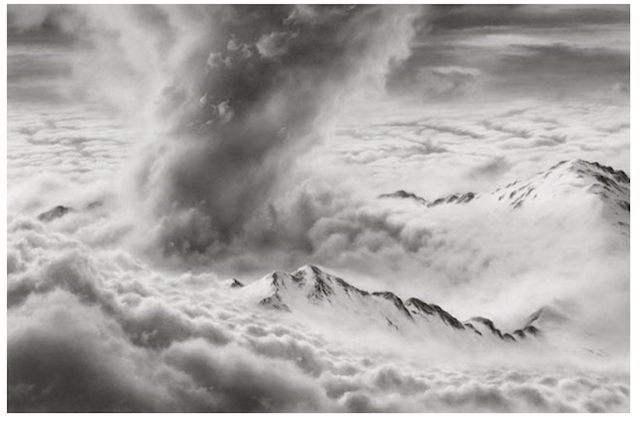 Hilary Brace, Untitled (January 2014), powdered charcoal on polyester film (via www.craigkrullgallery.com)