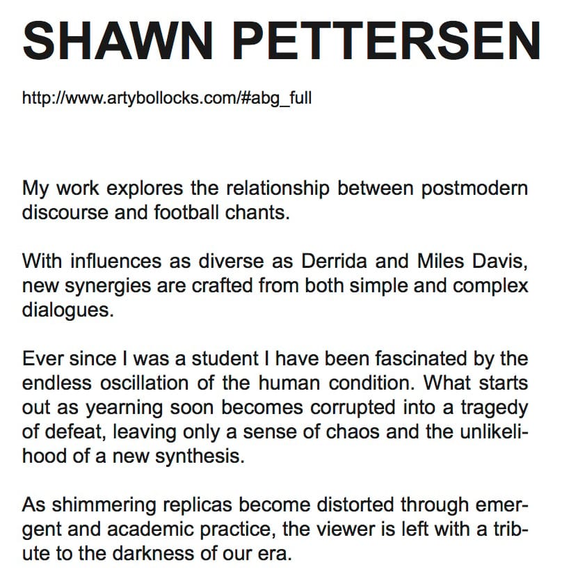Shawn Pettersen's statement