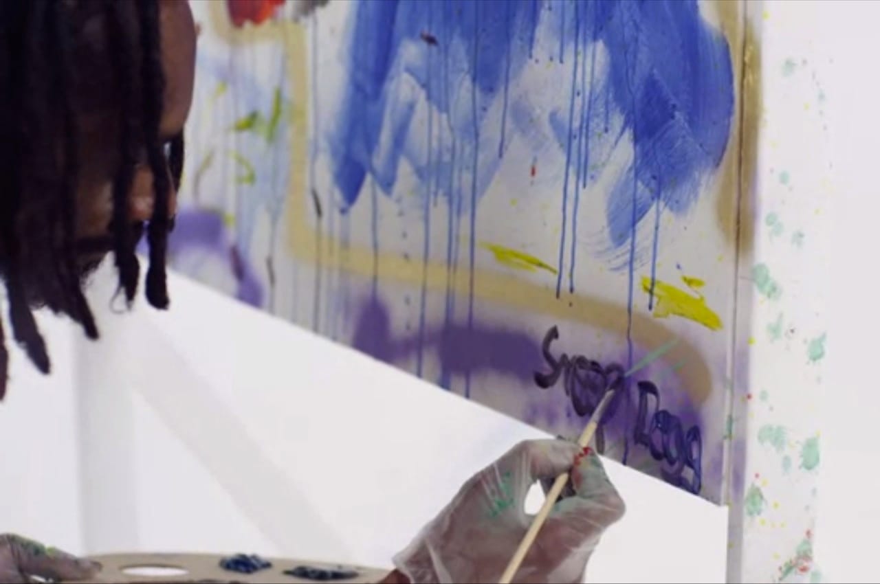 Snoop Dogg painting