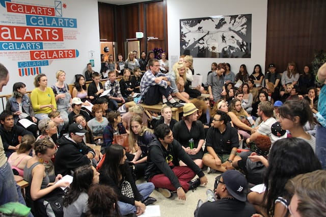 Students sit in offices 2 IMG_9683