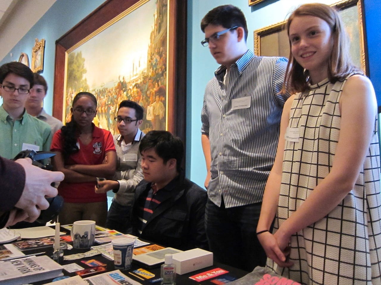 1914 time capsule opening at the New-York Historical Society