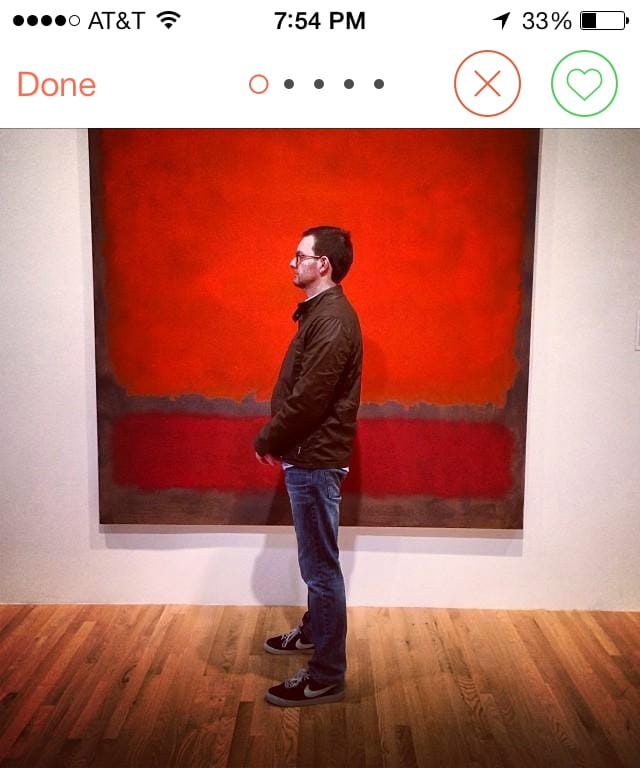From Tinder Guys Posing with Art (images via tinderguysposingwithart.tumblr.com)