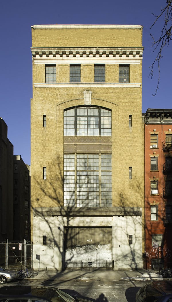 Walter de Maria's former studio at 421 East 6th Street (photo via StreetEasy)