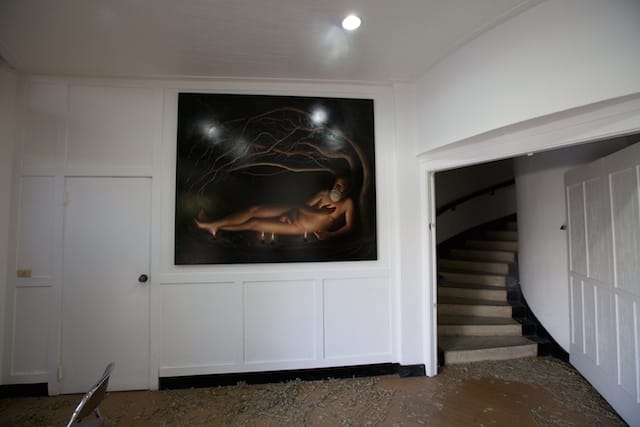 TM Davy, "AA in the Magic Forest" (2013), Oil on canvas