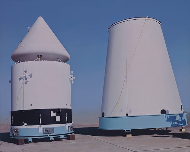 Obituary portrait: Konrad Dannenberg, 2013, Oil and enamel on board, 40 x 50 cm