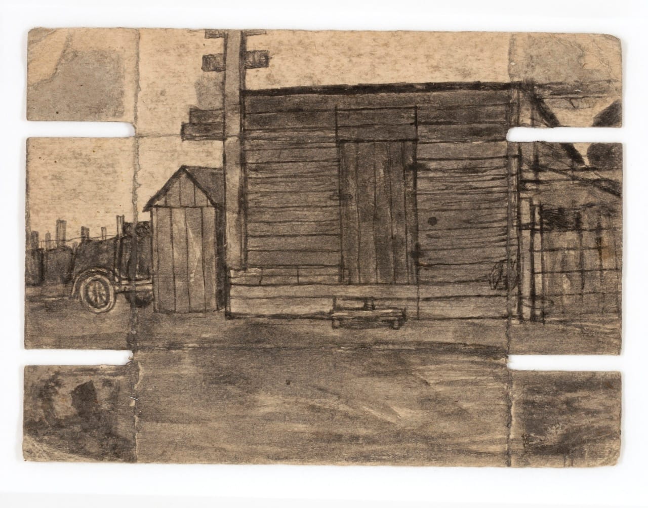 James Castle, "Untitled," n.d., found paper and soot, Smithsonian American Art Museum, Gift of the James Castle Collection and Archive and museum purchase through the Luisita L. and Franz H. Denghausen Endowment, 2013.27.6