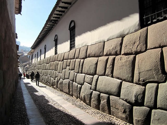 Cusco is built on many civilizations and some are obvious from the street. (photo via flickr.com/davidstanleytravel)