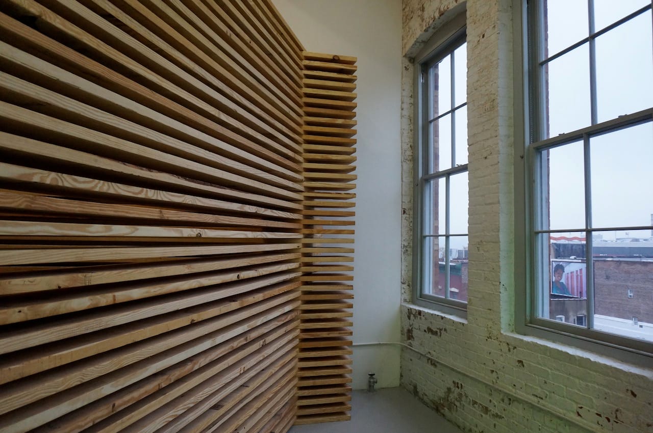 A work by Virginia Overton, with Mitchell Innes & Nash