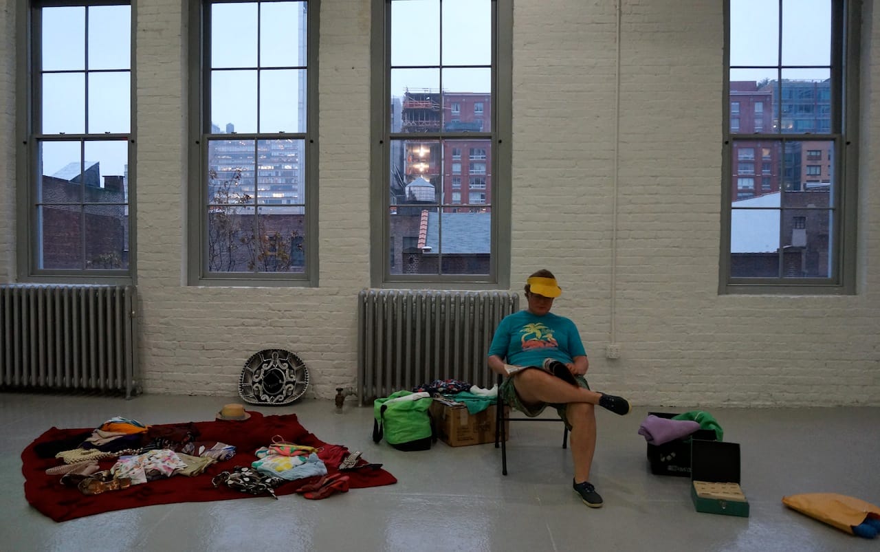 Duane Hanson, "Flea-Market Lady" (1990), at Karma