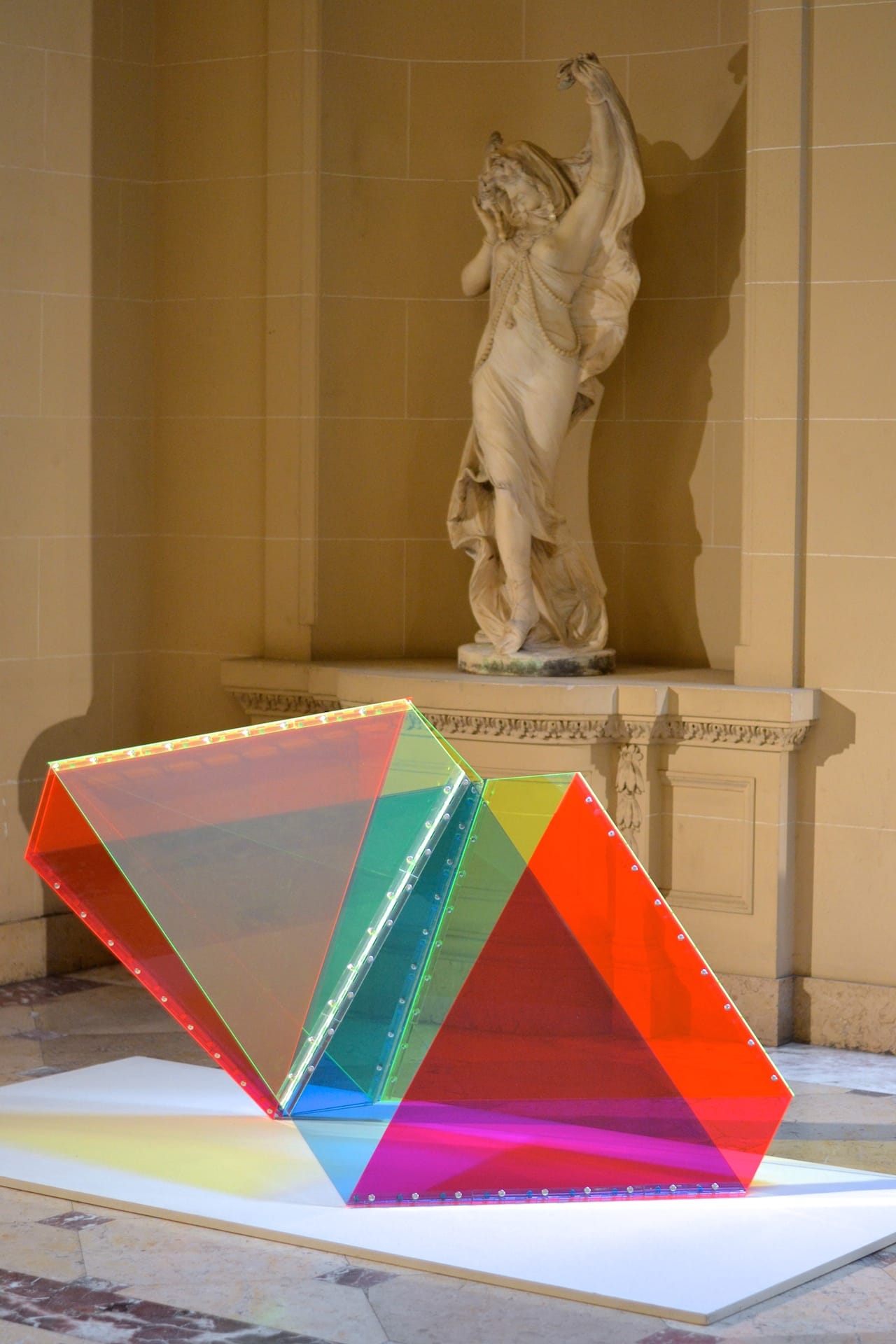Marta Chilindron “Mobius” (2013), acrylic, dimensions variable, closed: 36 x 64 x 63 in