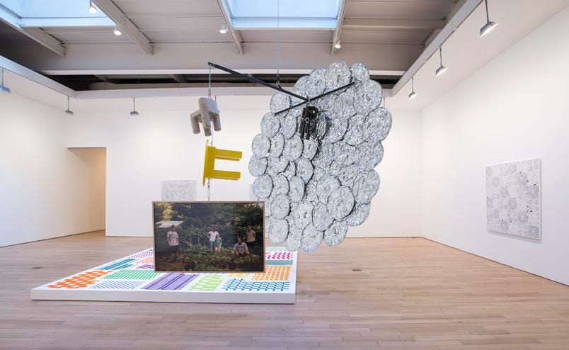 Installation view, 'Michelle Grabner' at James Cohan Gallery (image via jamescohan.com)