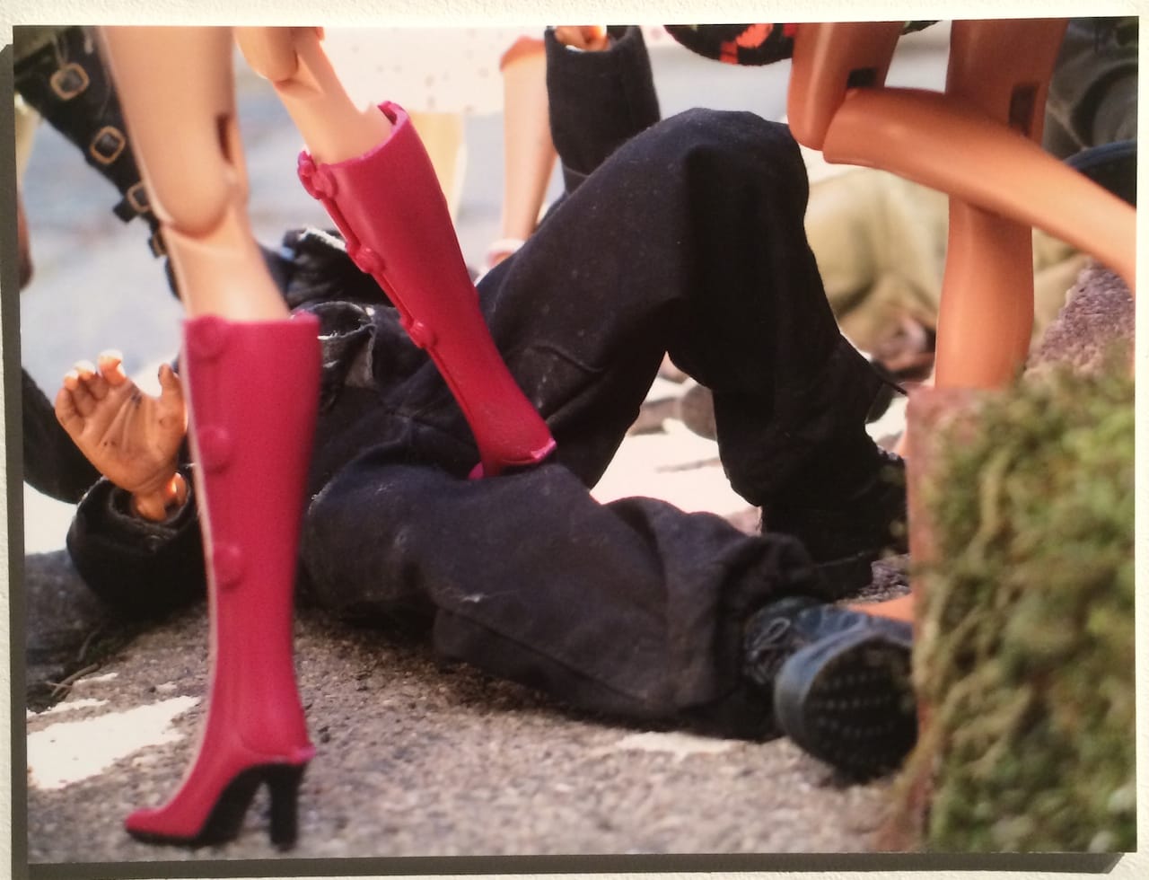 A work from Mark Hogancamp's 'Women of Marwencol' series