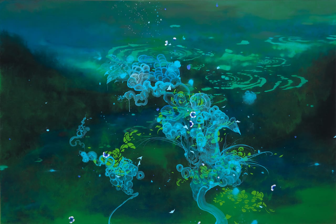 "Pavo," (2014) by Darren Waterston (Courtesy of the artist and DC Moore Gallery, New York, New York) 