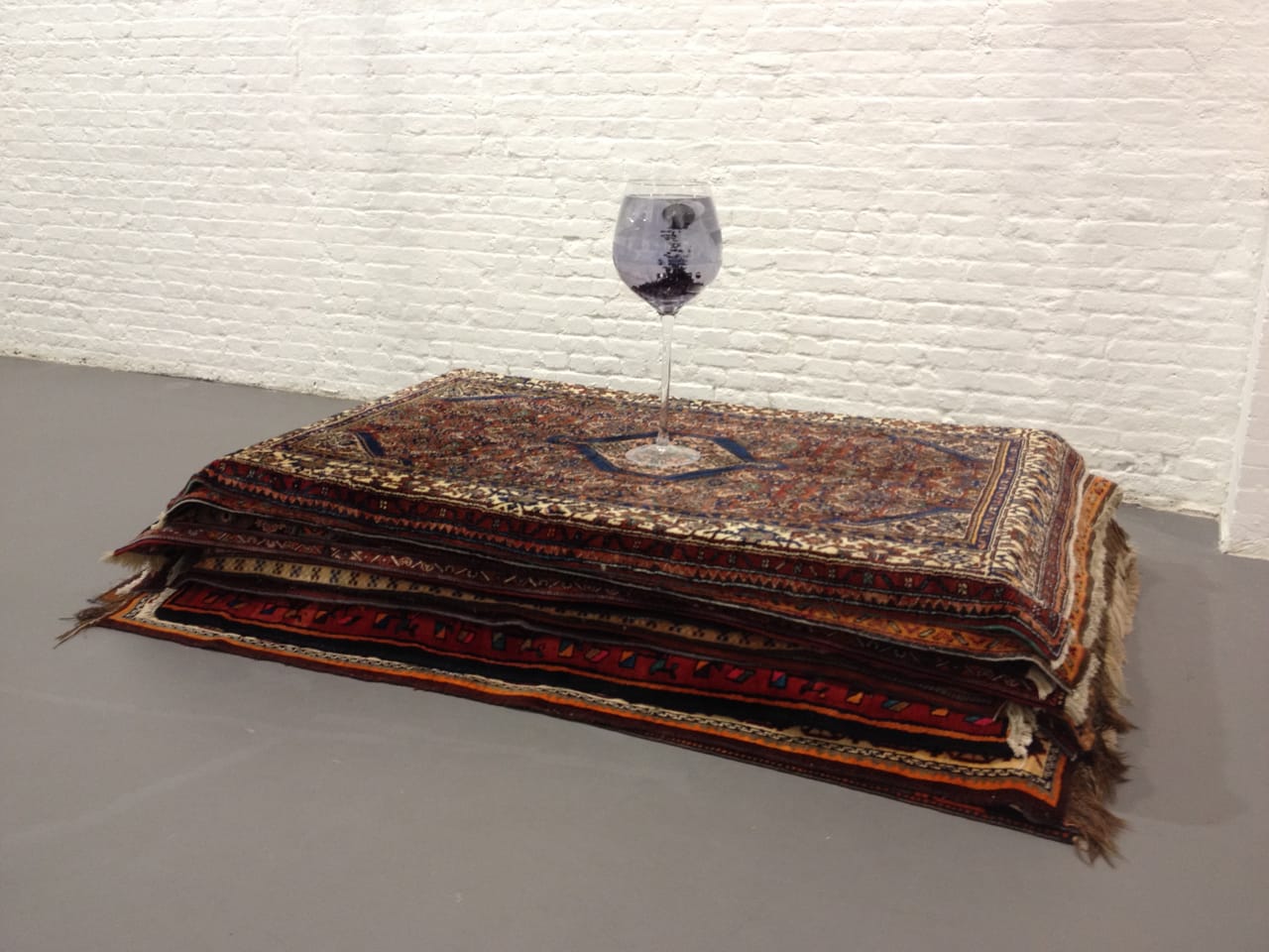 Nina Beier, "Stand" and "Plunge" (2014)