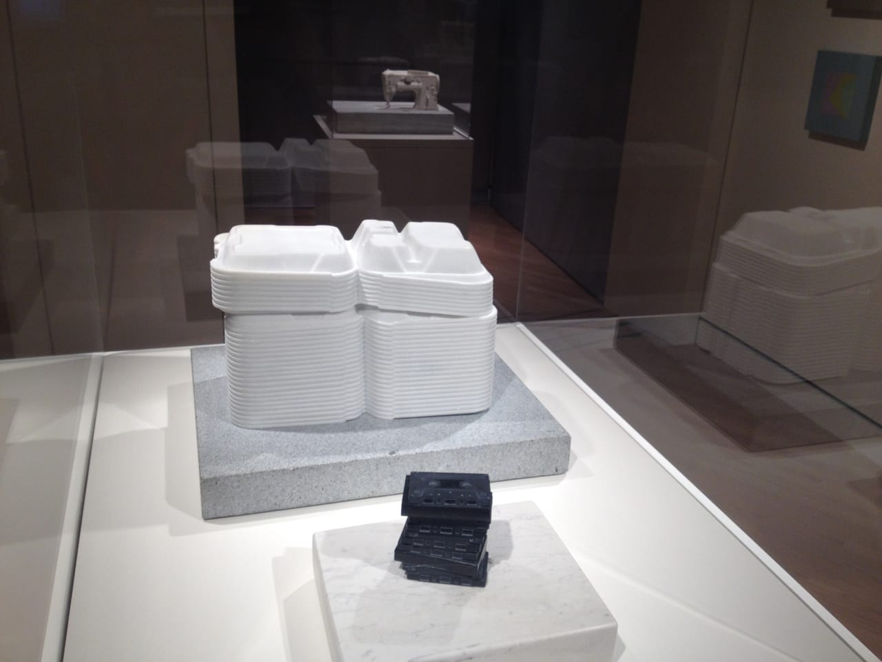 Peter Glenn Oakley, "Stack" (2011), marble, 15 x 24.5 x 20.5 in