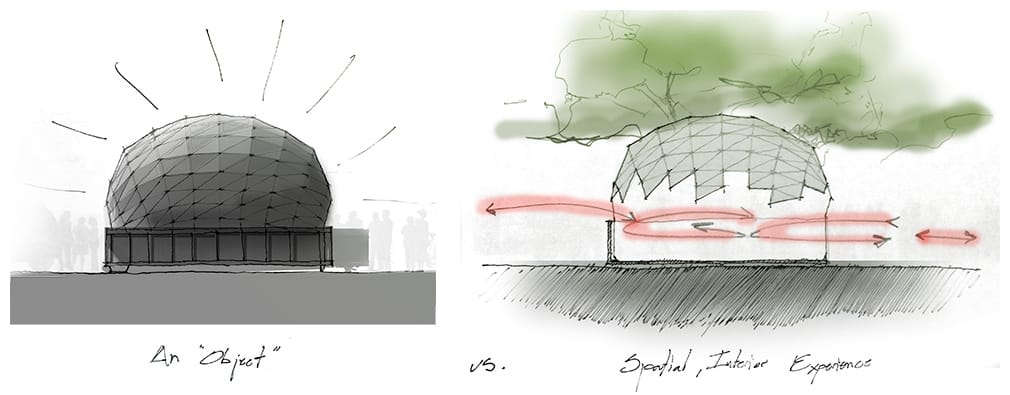 Concept sketches for the Inflato Dumpster