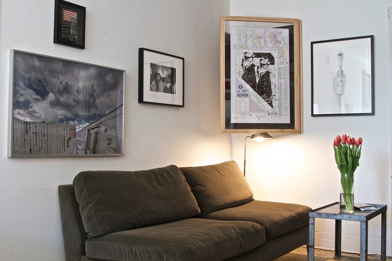 Left to right: collage by Ruben B, photograph by Udom Surangsophon, photograph by Alan Kleinberg, map of California by Nick Vaughan and Jake Margolin, drawing by Giuseppe Stampone (photo by Simon Courchel)