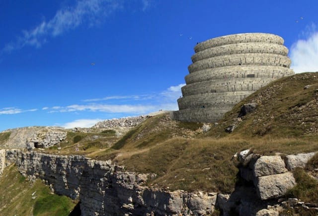 A rendering of the Mass Extinction Monitoring Observatory (Image courtesy of Adjaye Associates)