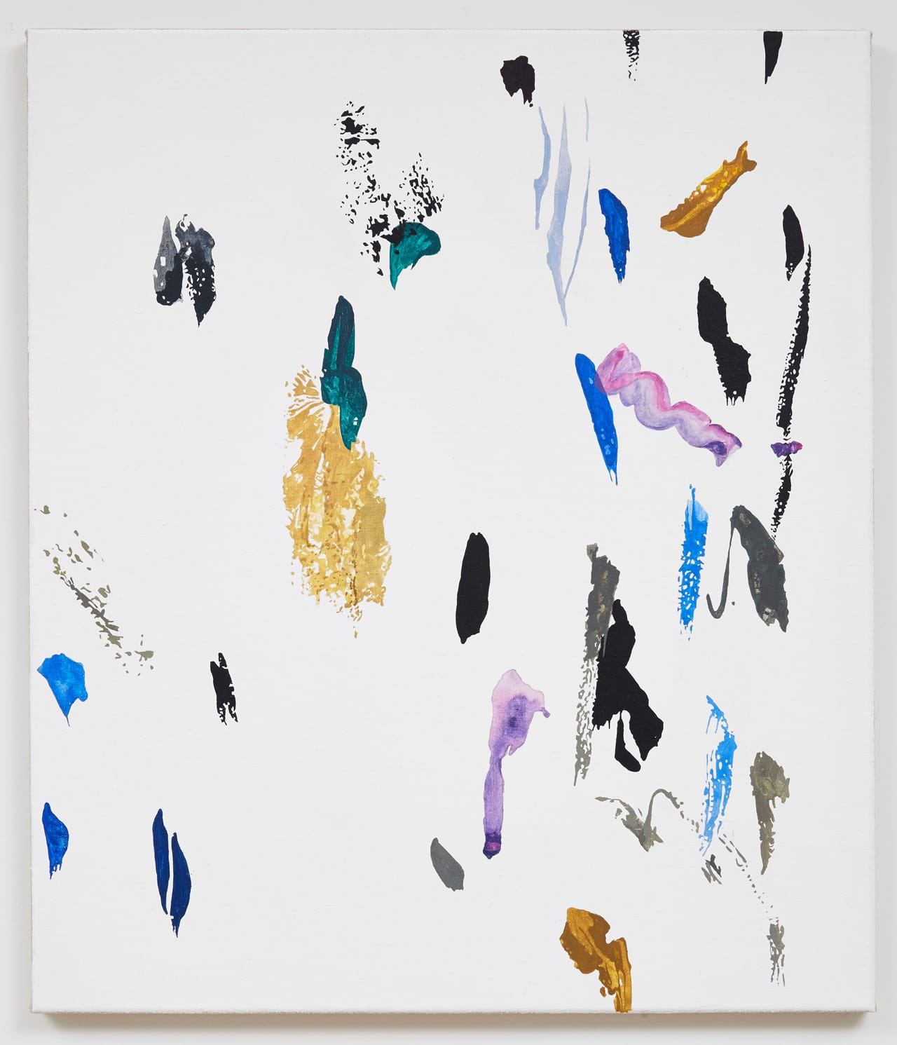 Melissa Gordon, "Material Evidence (Wall)" (2014), acrylic on linen, 23 1/2 x 27 1/2 in