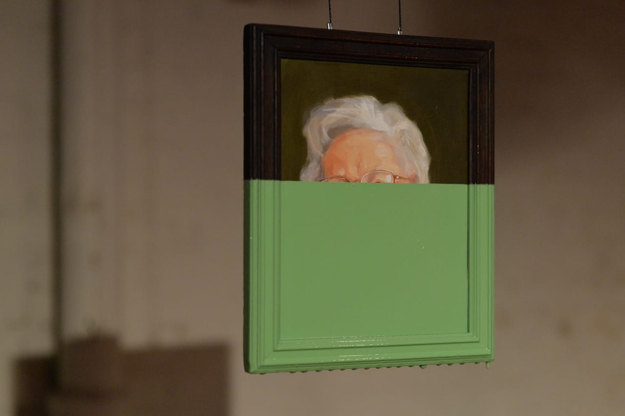 Oliver Jeffers, "Dipped Paintings" performance