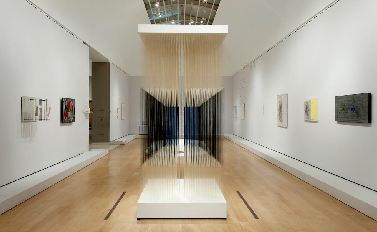 Installation view, 'Radical Geometry: Modern Art of South America from the Patricia Phelps de Cisneros Collection' at the Royal Academy of Arts, London