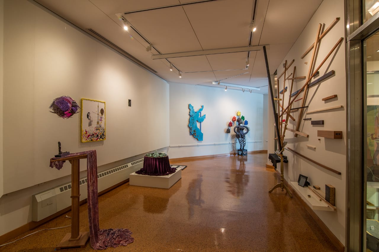 Installation view, 'i found god in myself' at the Schomburg Center