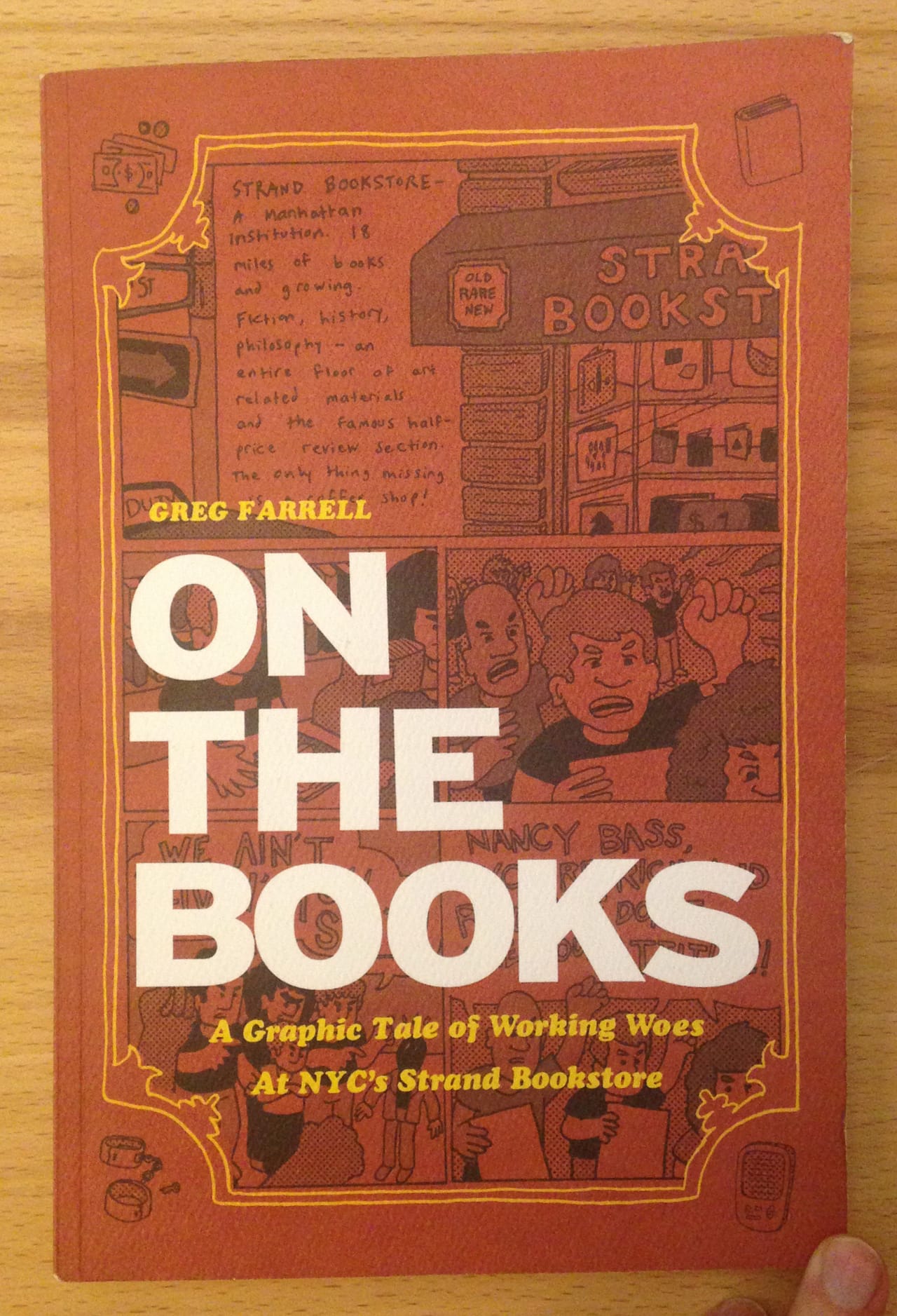 Greg Farrell, 'On the Books' (all photos by the author for Hyperallergic unless otherwise noted)
