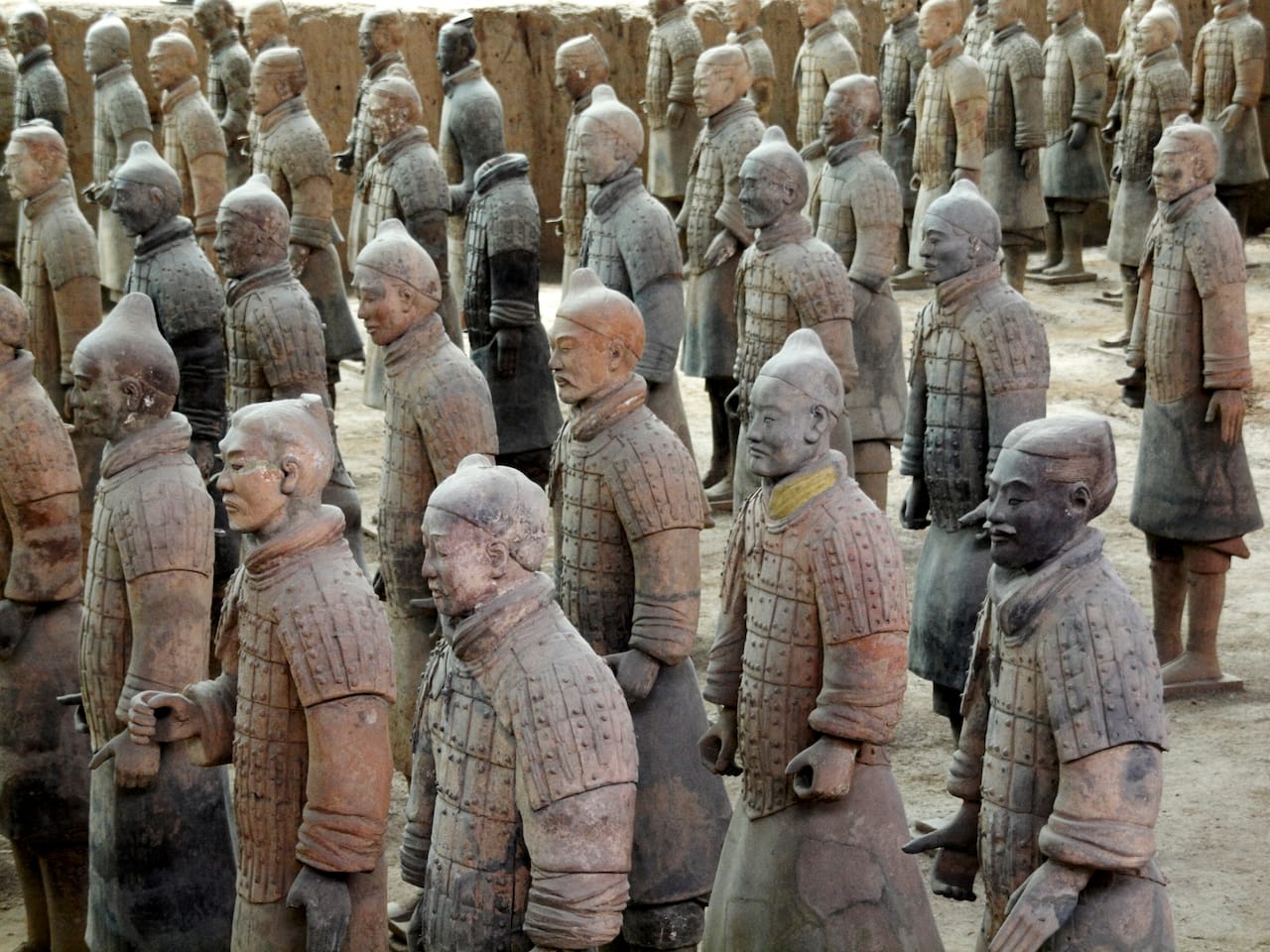 The Terracotta Warriors in China (photograph by Kevin Poh, via Flickr)