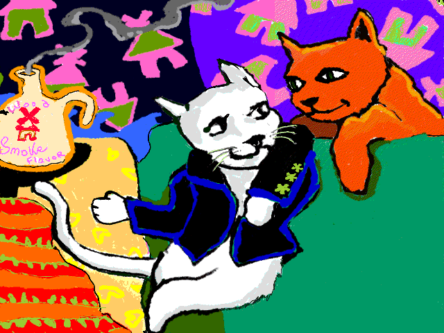 GIF from Theresa Duncan's "Smarty" (1996) game (via Rhizome)