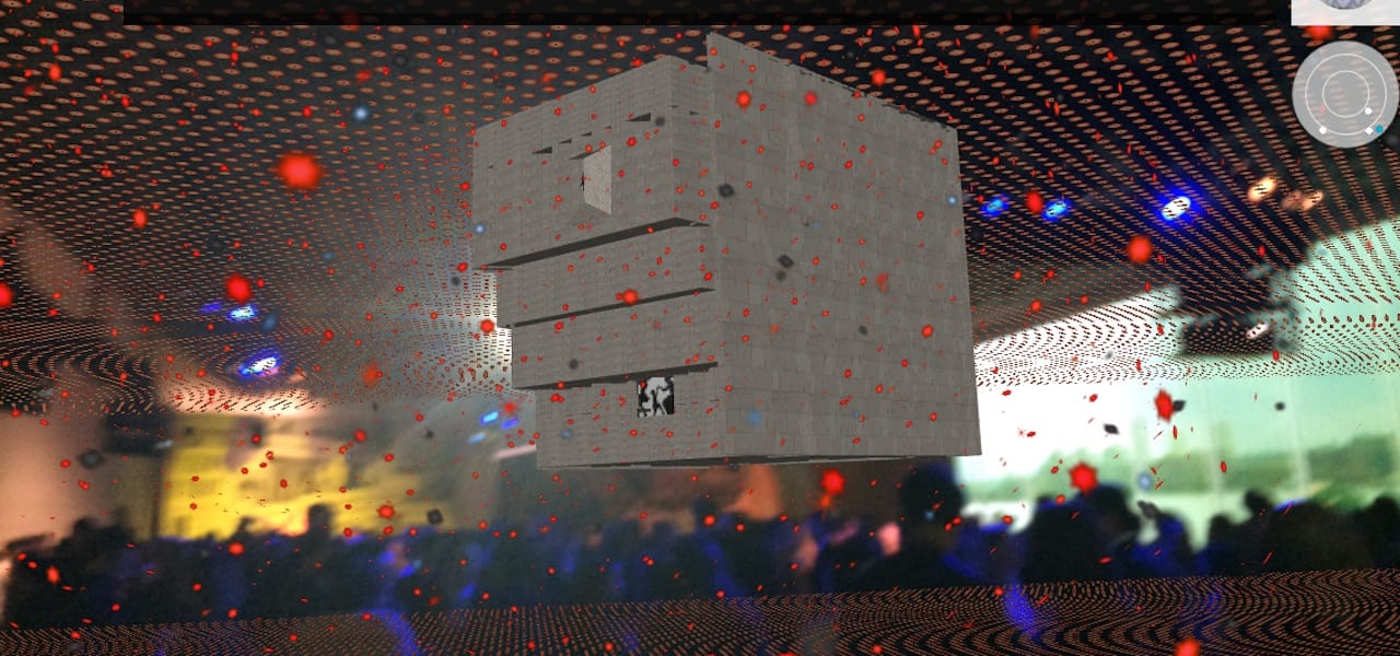 A screenshot of Will Pappenheimer's "Proxy, 5-WM2A" (2014) (all photos by the author for Hyperallergic)