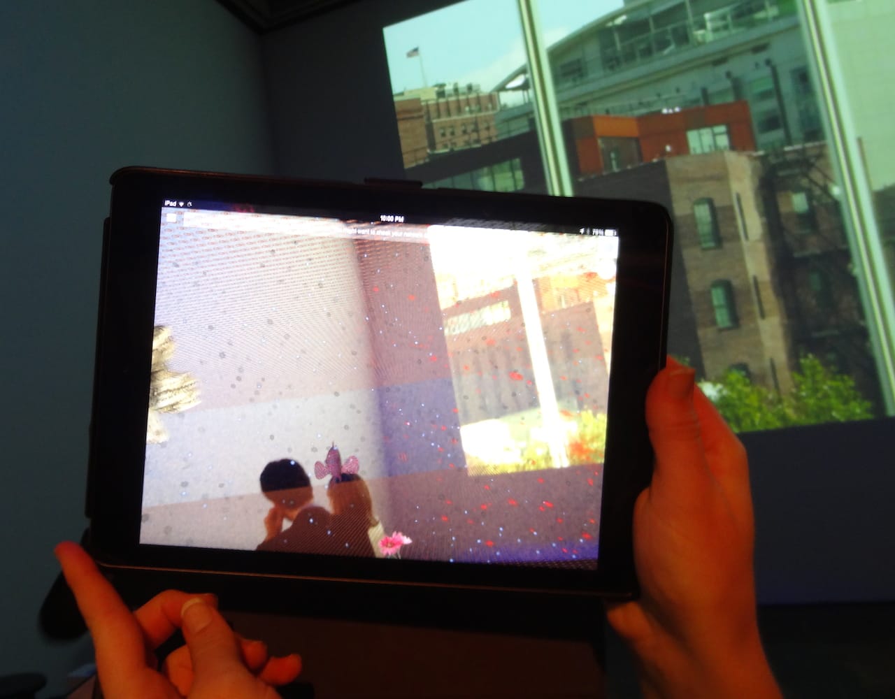 Will Pappenheimer's augmented reality app "Proxy, 5-WM2A" (2014)