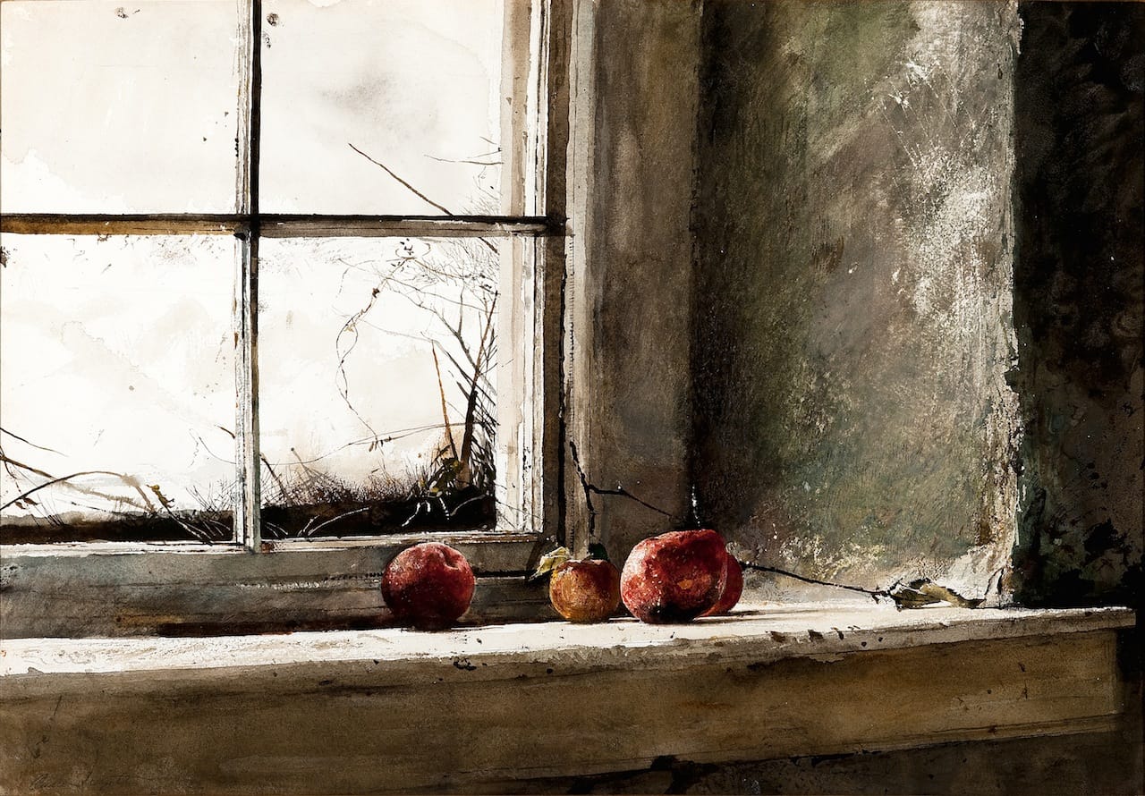 "Frostbitten," 1962, watercolor on paper, Private Collection. © Andrew Wyeth