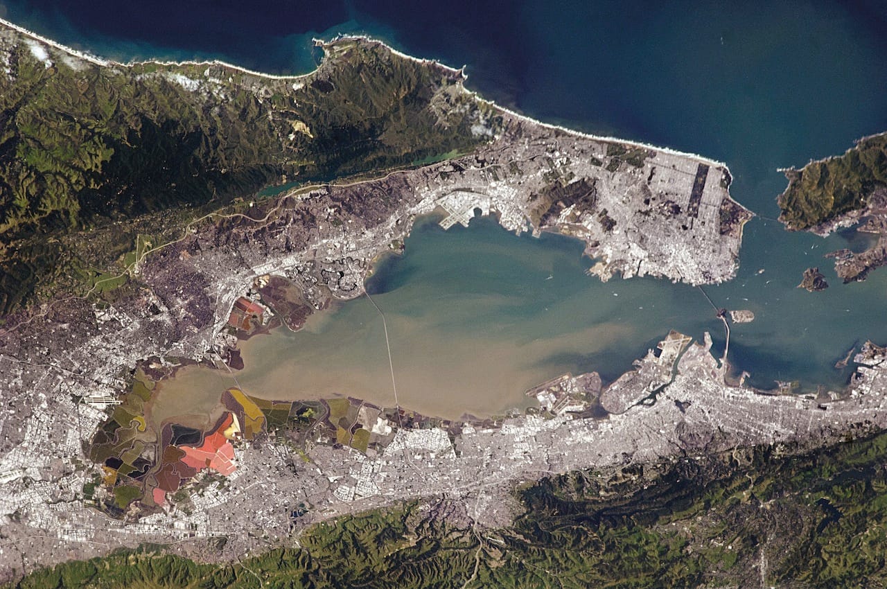 San Francisco: Much of the densely built-up waterfront around San Francisco sits on landfill, often a blend of rubble and sediment dragged up from the bay. In a major earthquake, landfill is more prone to liquefaction than bedrock: it behaves like a liquid, shaking far more severely, and is more likely to give way altogether. 