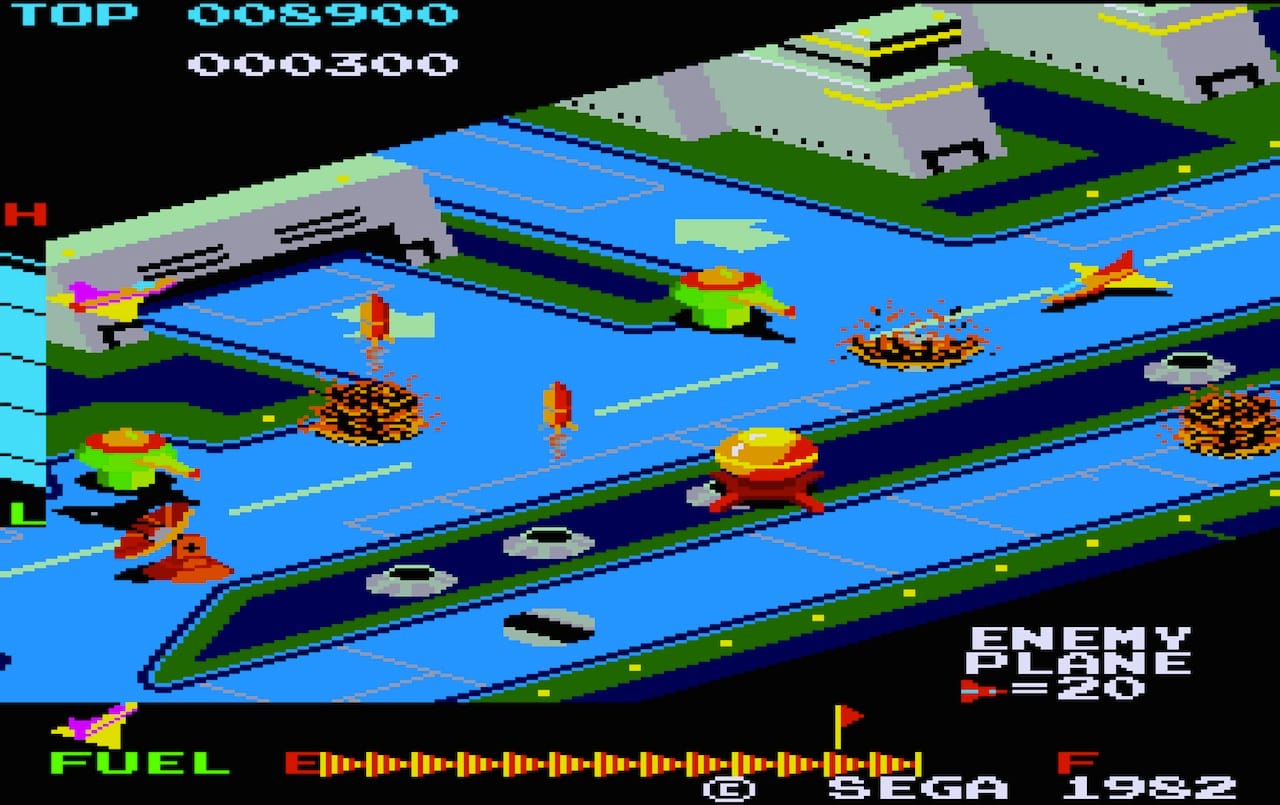 Super Zaxxon gameplay screenshot