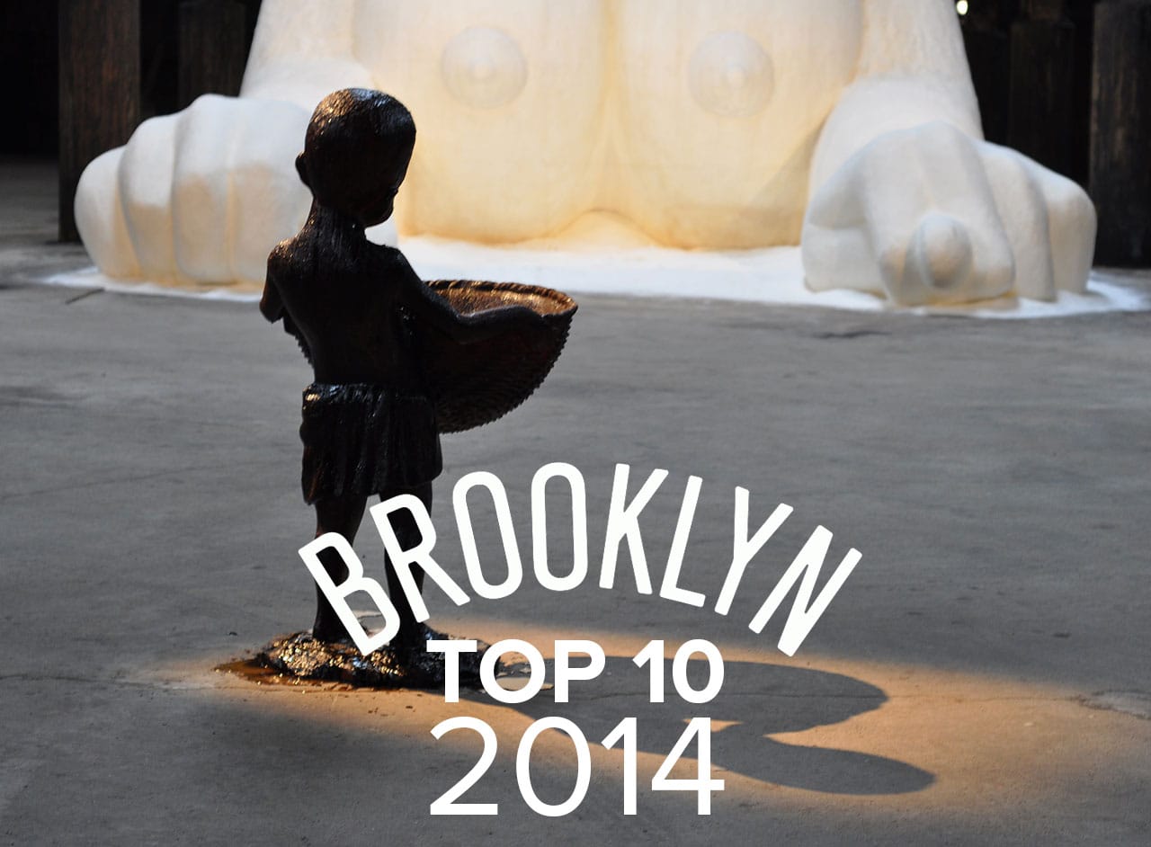At Kara Walker's "Subtlety" (photo Hrag Vartanian/Hyperallergic)