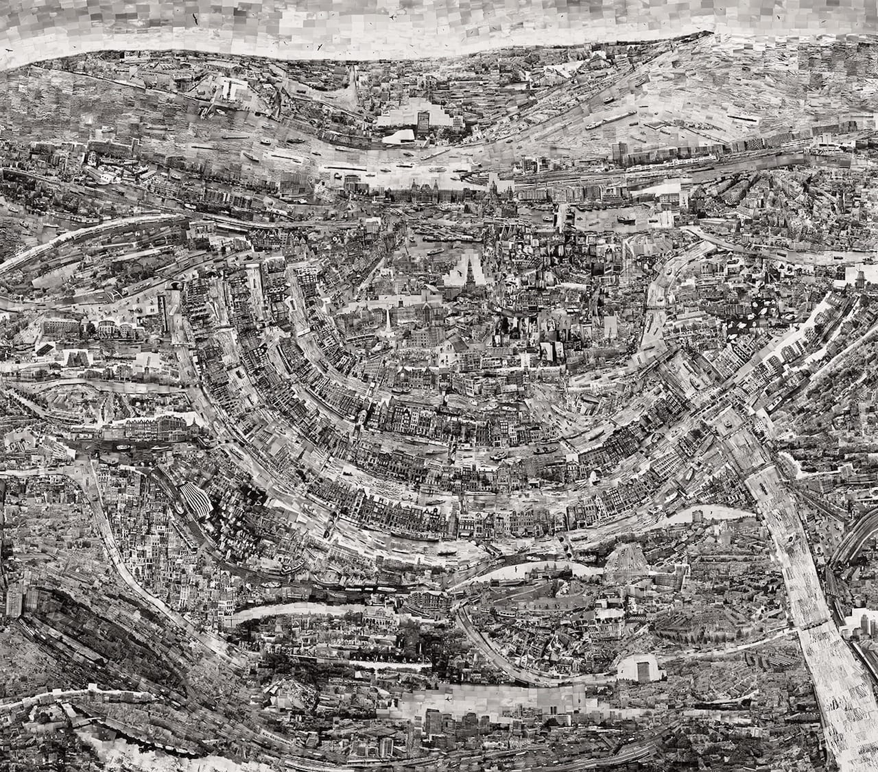 "Diorama Map Amsterdam" (2014) by Sohei Nishino (Image courtesy of Michael Hoppen Gallery)