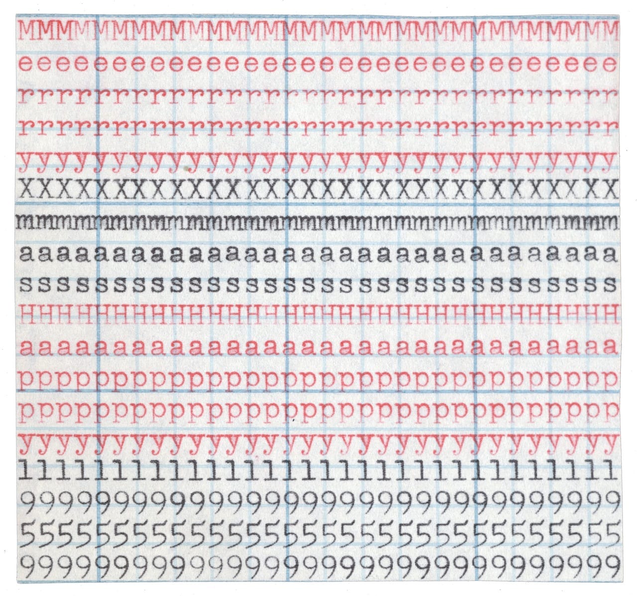 Kay Sage, "Holiday card to Eleanor Howland Bunce" (1958), Typescript, Eleanor Howland Bunce papers, 1935–1982, Archives of American Art, Smithsonian Institution, © 2014 Estate of Kay Sage / Artists Rights Society (ARS), New York