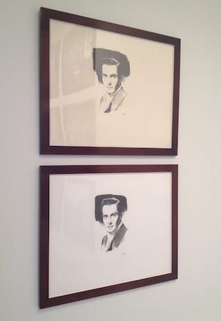 Allen Ruppersberg_Self Portrait (as Hurd Hatfield)