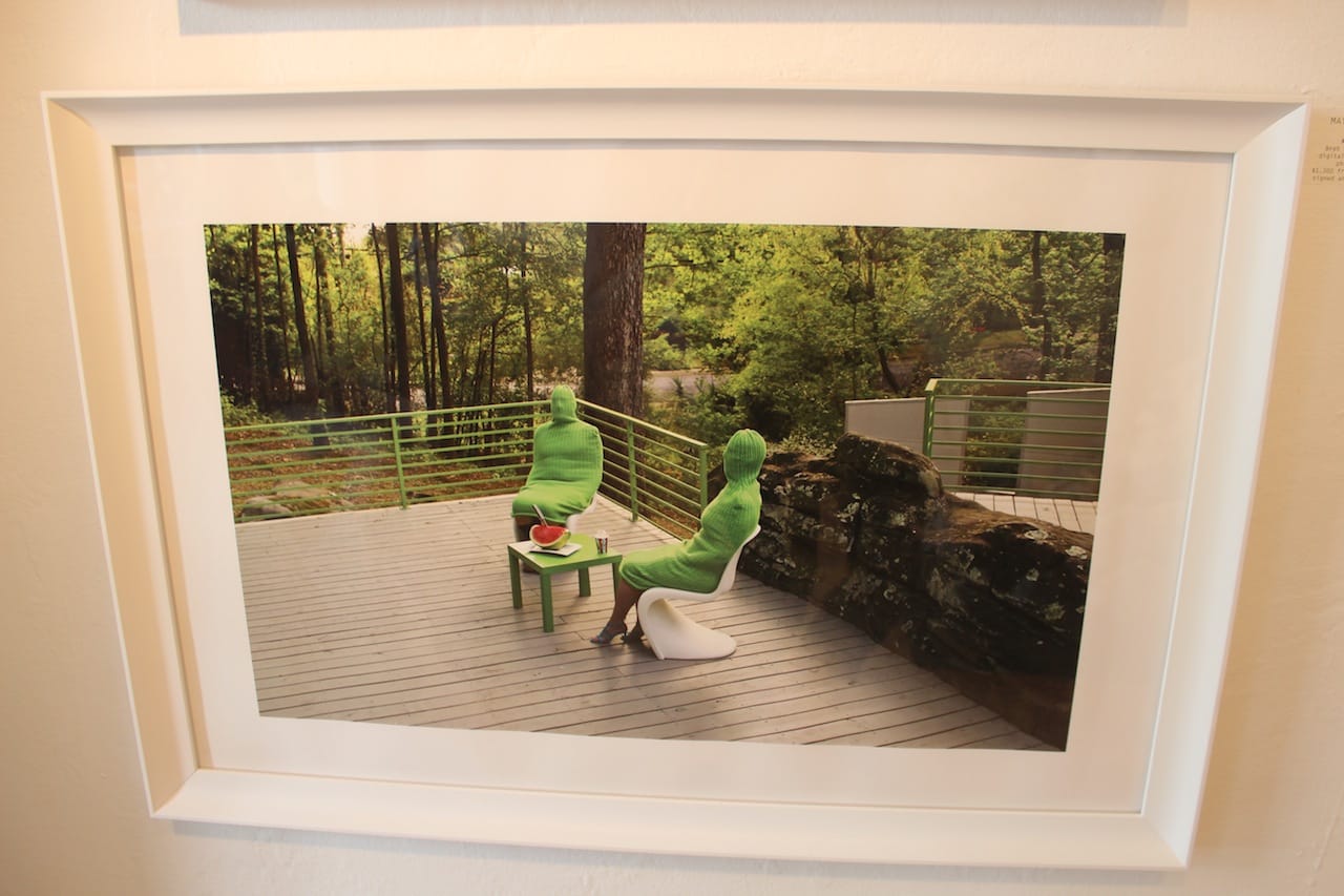 Kristin Skees, “Bret & Mindi Lcee,” in the Mayer Fine Art booth