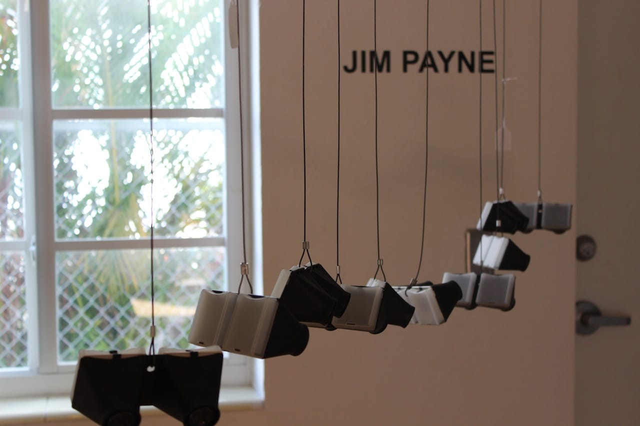 Jim Payne installation view in the Coagula Curatorial booth