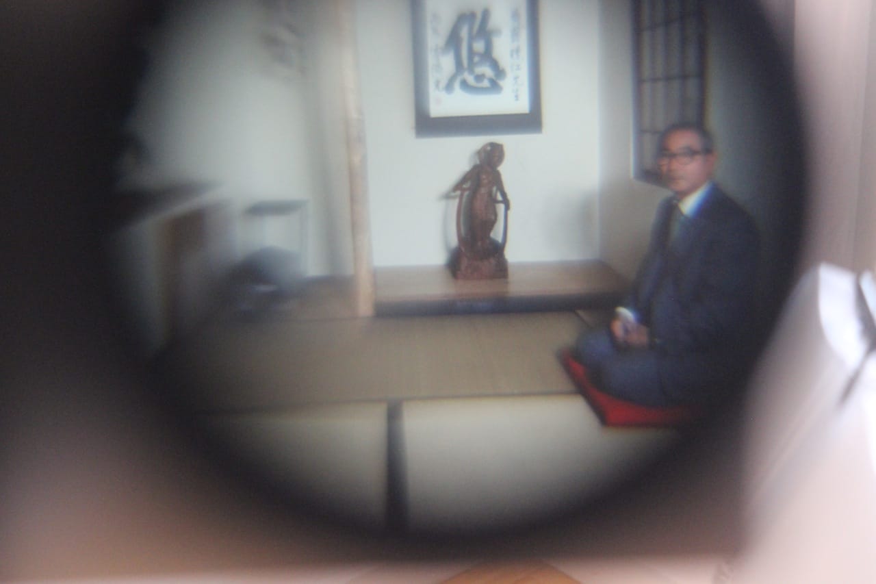 Jim Payne detail in the Goagula Curatorial booth