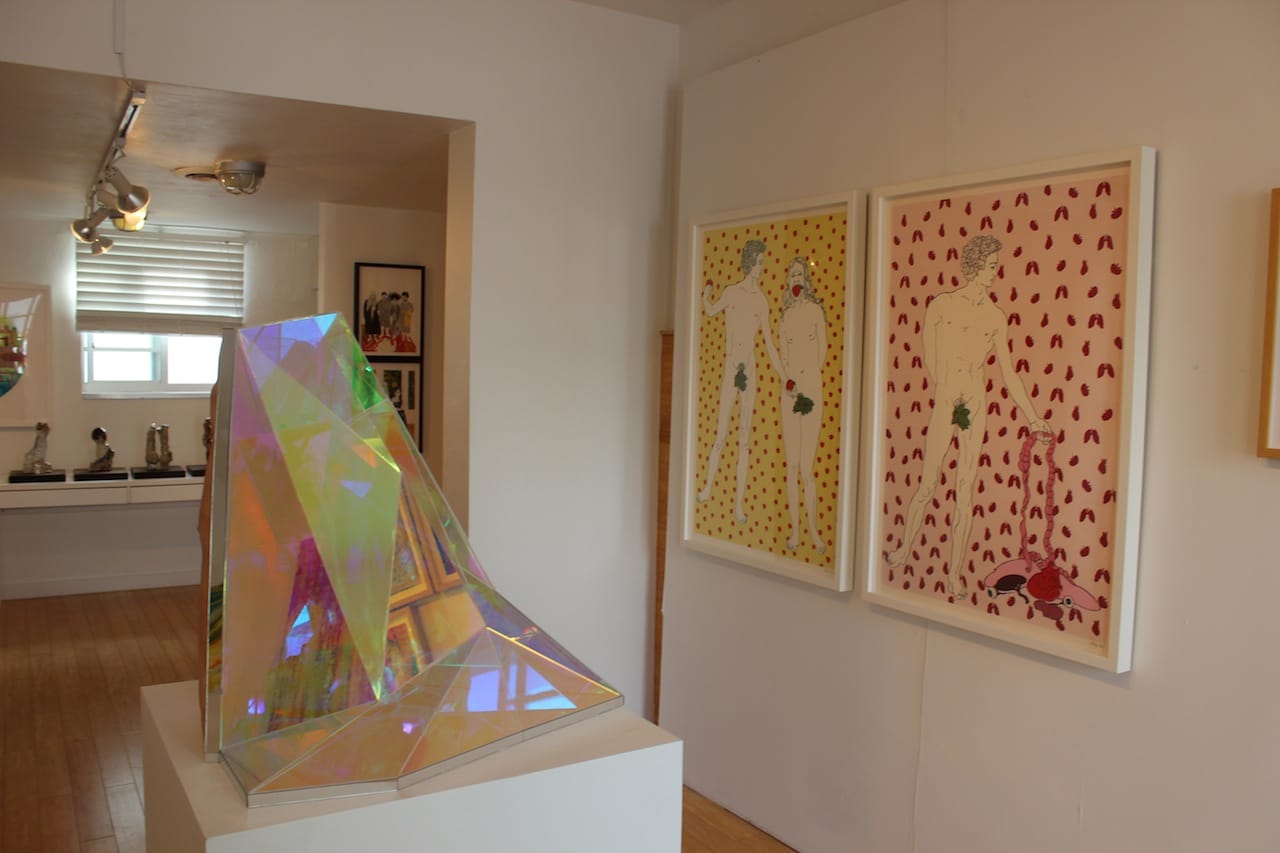 Installation view of the Shulamit Gallery booth