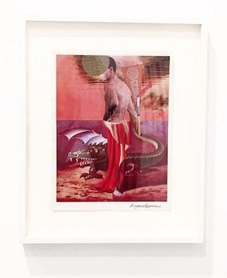 A work by E'Wao Kagoshima on display at the Algus Greenspon Gallery, New York (via Twitter)